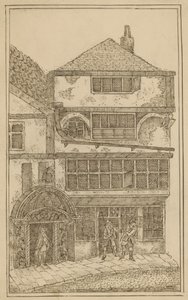 Bricklayers Hall, Leadenhall, nå Jews Synagogue, 1797 av English School