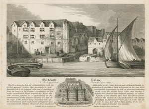 Bridewell Palace slik det så ut rundt år 1660 av English School