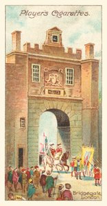 Bridgegate, London (kromolitho) av English School