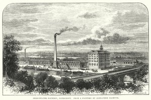 Bridgewater Foundry, Patricroft (gravering) av English School