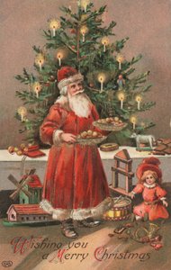 Britisk julekort av English School