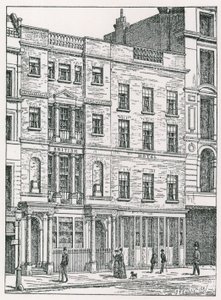 British Hotel, Cockspur Street, London av English School