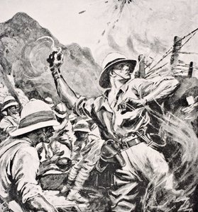 Britisk løytnant W.T. Forshaw VC, fra 