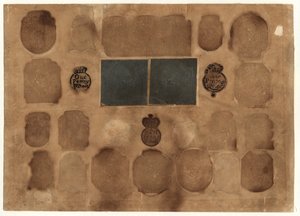 Britiske inntektsstempler, ca. 1765 av English School