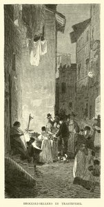 Brokkoli-selgere i Trastevere av English School