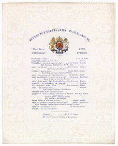 Buckingham Palace-konsert, 23. juni 1869 av English School