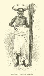 Buddhistprest, Ceylon av English School