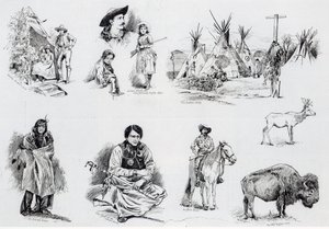 Buffalo Bills Wild West Show, 1887 av English School
