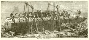 Bygging av Cleopatra av English School