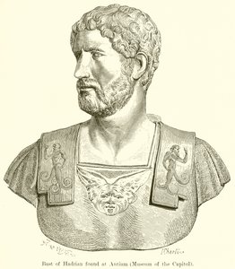 Byste av Hadrian funnet på Antium (Museum of the Capitol)