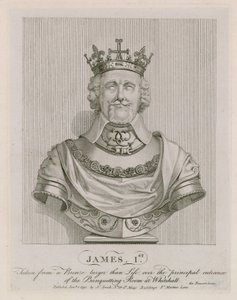 Byste av James I av English School