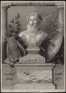 Byste av Luis de Camoens av English School