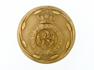 Button, Bengal Staff Corps, 1876-1891 av English School
