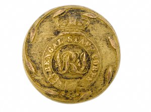 Button, Bengal Staff Corps, 1876-1891 av English School