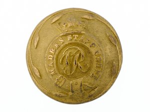 Button, Madras Staff Corps, 1861-1876. av English School
