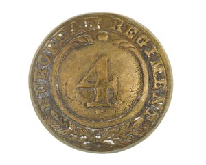 Button, andre rekker, 4. Bengal European Regiment, 1855-1861 av English School