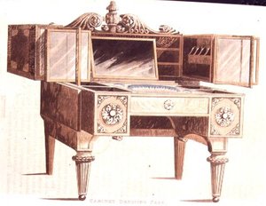 Kabinettdressing, plate 136 fra Ackermanns 