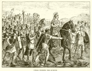 Cæsar krysser Rubicon av English School