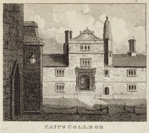 Caius College, en del av Cambridge University av English School