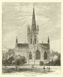 Calcutta katedral av English School