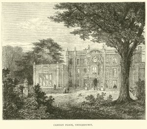 Camden Place, Chislehurst, september 1870 av English School