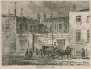 Camelford House, London, 1820 av English School
