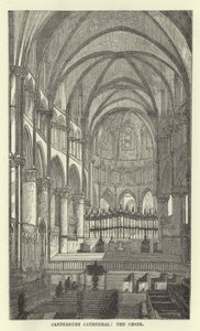 Canterbury Cathedral, koret av English School