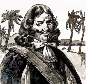Kaptein Henry Morgan på Jamaica av English School