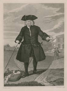 Kaptein Thomas Coram, grunnlegger av Foundling Hospital av English School