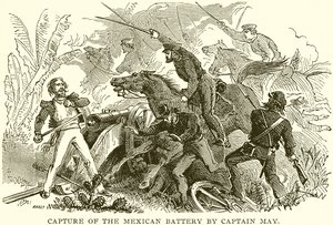 Capture of the Mexican Battery av Captain May av English School