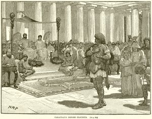 Caractacus før Claudius av English School