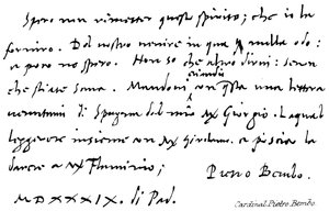 Kardinal Pietro Bembo av English School