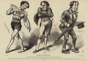 Karikaturer av Benjamin Disraeli av English School