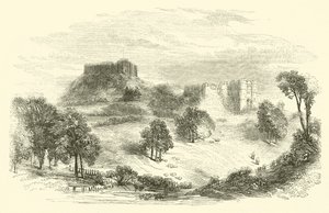 Carisbrook Castle (gravering) av English School