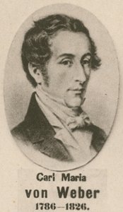 Carl Maria von Weber (gravering) av English School