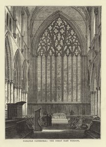 Carlisle Cathedral, det store østvinduet av English School