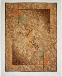 Teppedesign (wc på papir) av English School