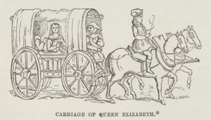 Dronning Elizabeths vogn (gravering) av English School