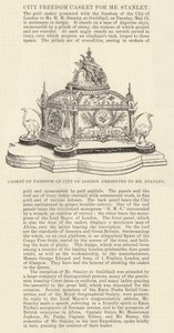 Freiheitskassette der Stadt London, überreicht an Mr. Stanley (Stich) von English School