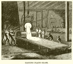 Støpeplate Glass av English School