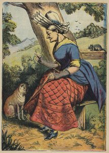 Katt! Katt! Kill Rat (farge litho) av English School