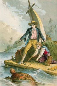 Å fange en skilpadde av English School