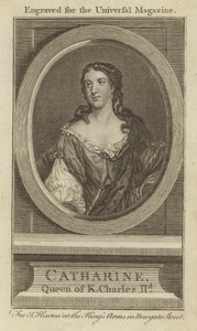 Catharine, dronning av kong Charles II av English School