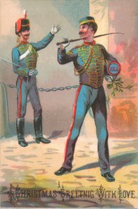 Kavaleri (militært), julekort av English School
