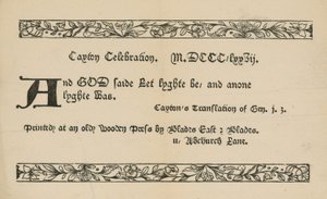 Caxton-feiring av English School
