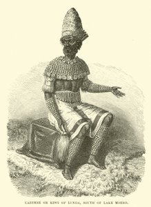 Cazembe eller King of Lunda, sør for Lake Moero av English School