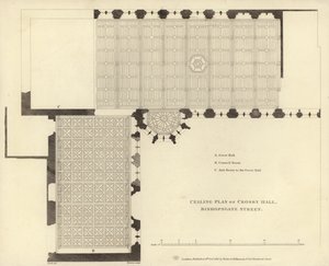 Deckenplan von Crosby Hall von English School
