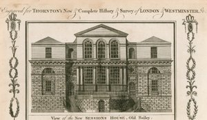Central Criminal Court, andre post-Fire Sessions House av English School