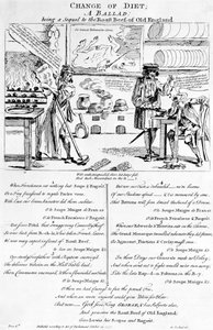 Endring av kosthold, En ballade, 1757 av English School