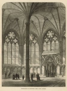 Chapter House of Westminster Abbey av English School